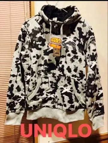 택 포함 유니클로 Star Wars 스타 워즈 콜라보 후드티 속기모