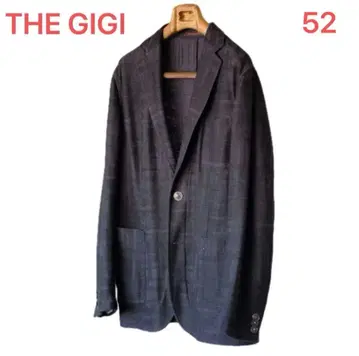 THE GIGI 네이비 자켓/기하학 섀도우/사이즈 52