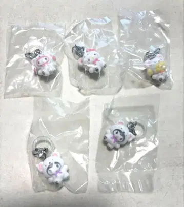 산리오 메지루시 액세서리 참 포근포근 스노우 키티 푸린 쿠로미