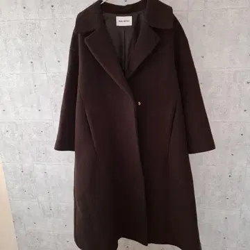 EMMEL REFINES 브라운 롱 코트