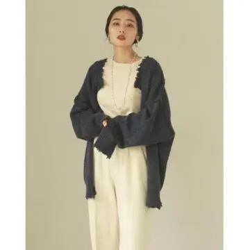 todayful 로우게이지 니트 가디건