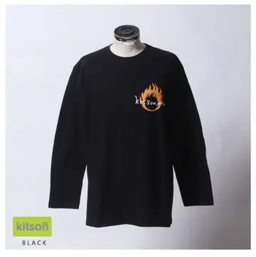 kitson me 이시이 카즈아키 디자인 티셔츠 블랙 S 사이즈