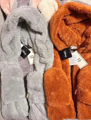 주토피아 닉 주디 팬캡 머플러 택 포함 새상품 디즈니