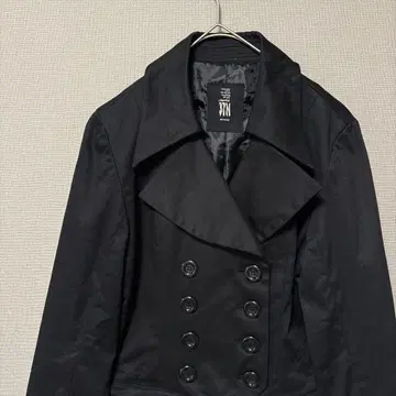 블랙피스나우 비대칭 자켓 (M) 더블 버튼 펑크 록