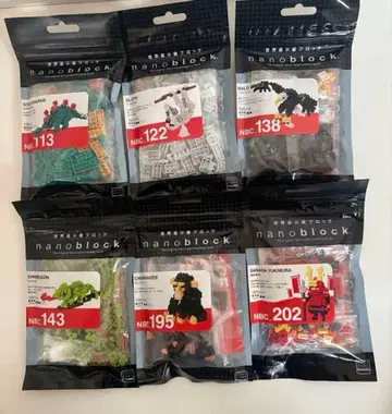 나노블록 캐릭터 세트 6개