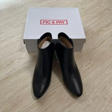 PIC&PAY 피크앤페이 [소가죽] 포인티드 숏부츠 25cm