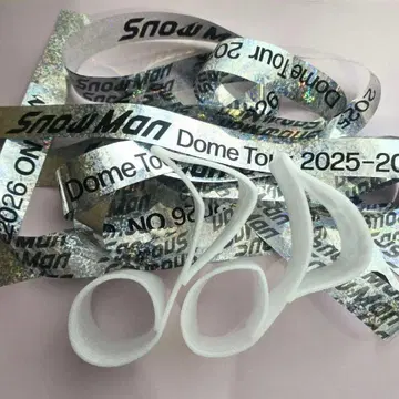 [ 익명 배송 ] Snow Man ON 은색 테이프 음표