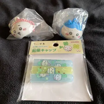 치이카와 (먼작귀) 하치와레 립캡 마스코트와 연필캡