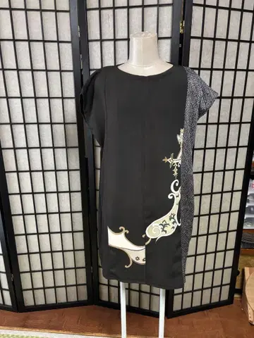 기모노 리메이크 반팔 튜닉