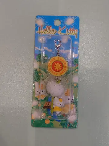 [ 레어 ] 지역 한정 키티 지퍼 마스코트 민들레 씨앗