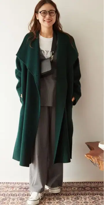 JOURNAL STANDARD relume 울 나일론 리버 롱 코트