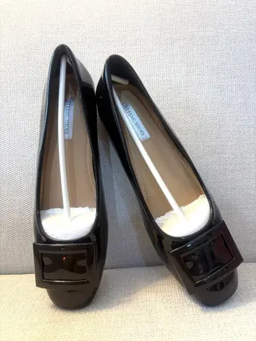 KENPOGEN 에나멜 펌프스 인힐 우천 겸용 5cmUP 사이즈 24cm