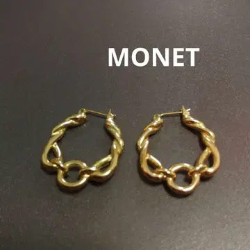 MONET 체인 링크 후프 귀걸이