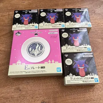 포켓몬 제일복권 E상 플레이트 & 피규어 마그넷 세트