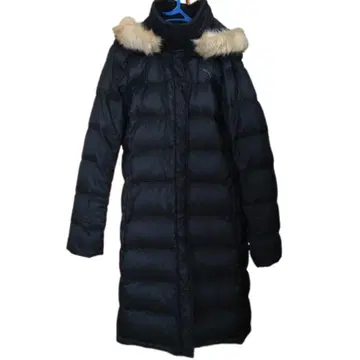 푸마 롱 다운 벤치 코트 울트라 라이트 블랙 M