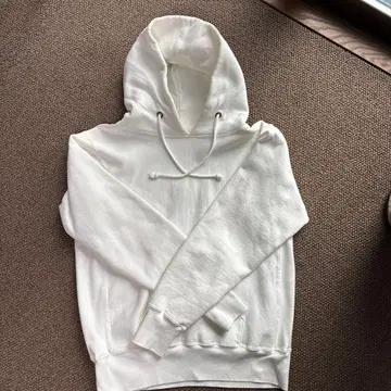 Champion 화이트 풀오버 후드티