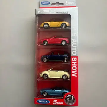 WELLY NEX MODELS TOP5 AUTO SHOW 5pcs