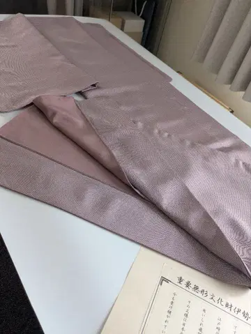 순수 실크 중요 무형 문화재 이세가타 우츠시 에도 코몬