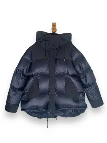 [ THE RERACS ] 다운 자켓 네이비 x 블랙 38