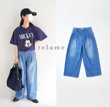 저널 스탠다드 relume 와이드 턱 배기 팬츠