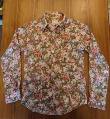 acoustic. 플라워 프린트 긴팔 셔츠 M