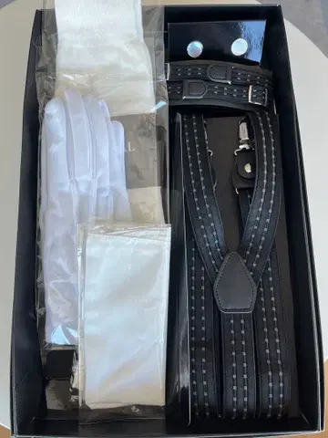 서스펜더와 장갑 세트