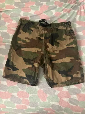 WILD THINGS 카모플라쥬 숏팬츠 립스탑 원단 나일론