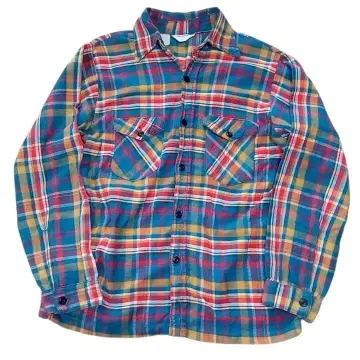 당시물 빈티지 FROSTPROOF 프로스트풀프 체크 플란넬 셔츠