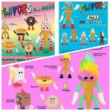FLAVORS 플레이버즈 미니어처 피규어 컬렉션 가챠가챠