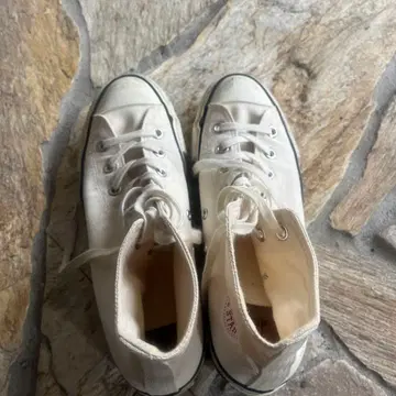 컨버스 ALL STAR 화이트 하이컷 스니커즈