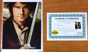 마틴 프리먼 사인 호빗 브로마이드 반지 이야기