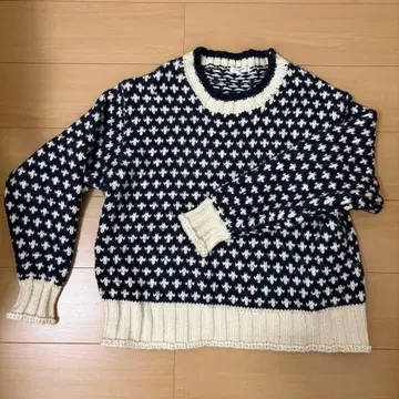 FREAK'S STORE 로빙 자카드 니트