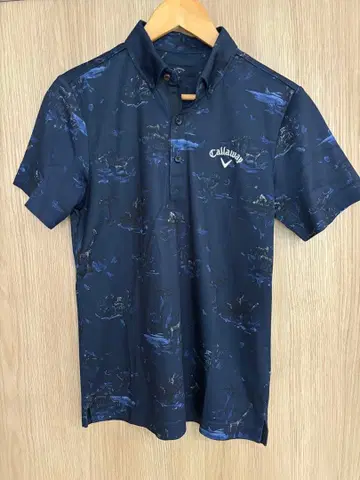 Callaway 네이비 패턴 셔츠