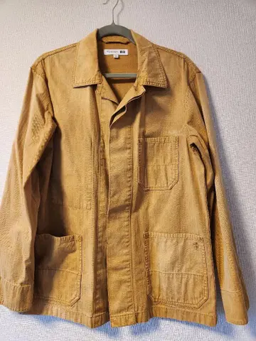 유니클로 x JW 블리치 가공 커버올 자켓