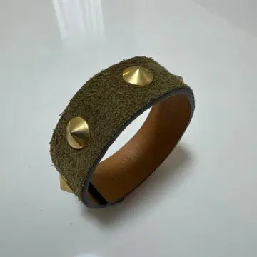 CADEAUX 스웨이드 팔찌 올리브 그린