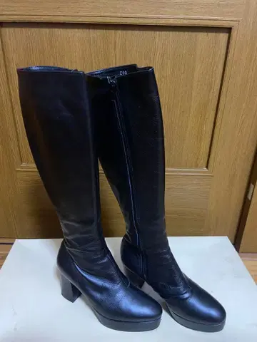 히미코 롱 부츠 블랙 23.0cm