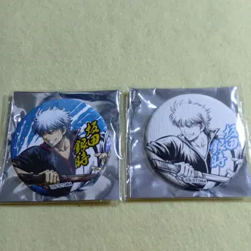 은혼 와시풍 캔뱃지 사카타 긴토키 2종 캐릭터 팝 스토어