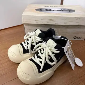 OCAI SMILE CANVAS 오카이 스니커즈 블랙 사이즈 40