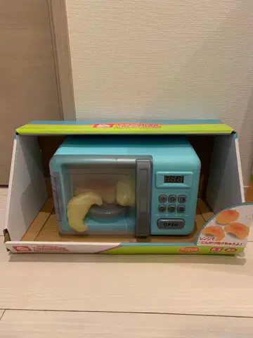 완구용 전자레인지 스카이블루 빛나는