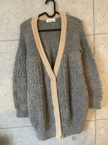 iliann roeb 알파카 울 니트 가디건