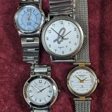 여성용 쿼츠 라운드형 일괄 배터리 없음