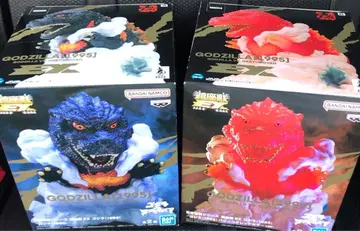 도호 괴수 진좌수 EX 고질라 1995 버닝 레드 컬러 2세트
