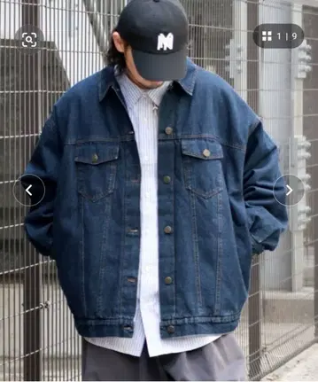 JAVA 콜라보 데님 오버 사이즈 자켓