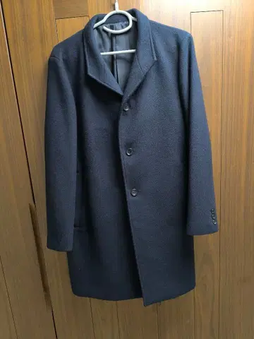 JOURNAL STANDARD 네이비 체스터 코트 140s