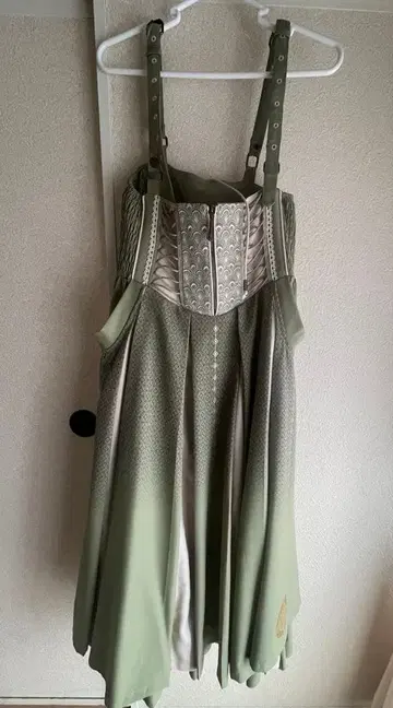 ozzon 무녀풍 하카마 스커트 그린