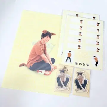 코마츠 준야 미회 굿즈 아크릴 스탠드 파일 씰