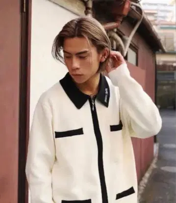 Student Apathy 가디건 화이트/블랙