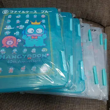 산리오 한교동 40주년 기념 복권 파일 케이스 클리어 블루