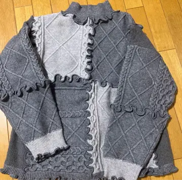 블랙 마우지 니트