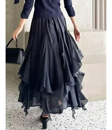 페탈헴 오간자 스커트